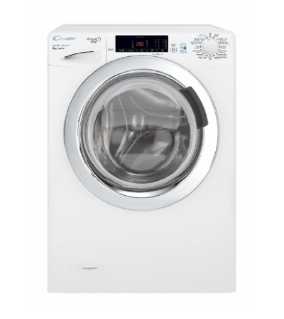 Candy Washing Machine 8 Kg 16 Programs 1300 RPM A+++ White GVS138TC3-S