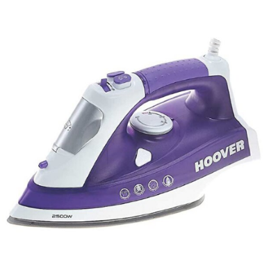 Hoover Steam Iron 2500 Watts Purple Color Model Number: TIM2500 / 001