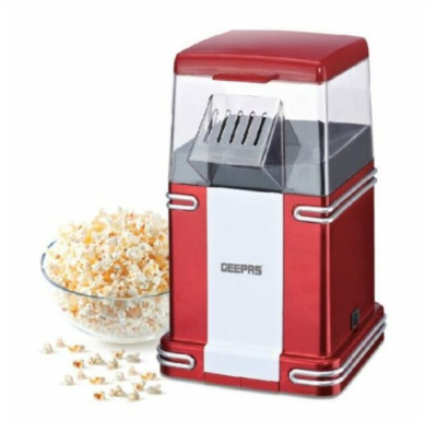Geepas Popcorn Maker 1200 W, Red GPM841