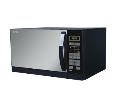 Sharp Microwave With Grill 25 Liter ,900 Watt Black ,Model Number: R-750