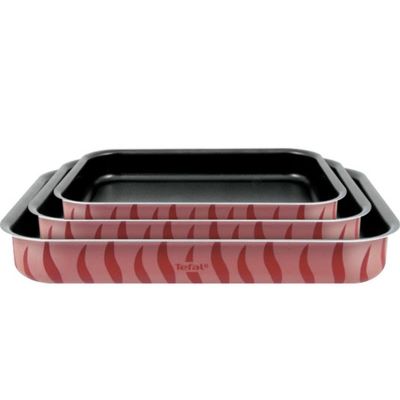 Tefal Oven Trays Set, 3 Pieces