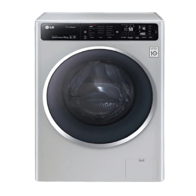 LG Washer and Dryer 1400RPM Washer 10.5Kg Dryer 7Kg A Silver WDU1H466JCH