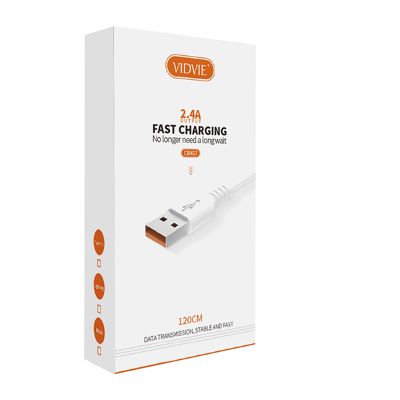 Vidvie Fast Charging Cable 2.4 A 1.2 M,White