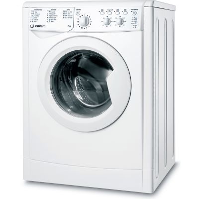Indesit Washing Machine, 7 Kg, 1200 RPM, 16 Programs, A++, White, EWE 71252