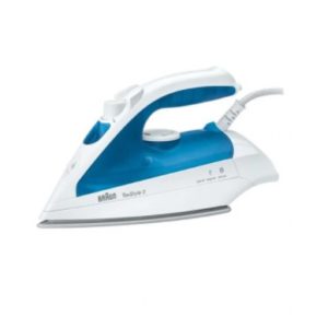 Braun Steam Iron 2000 Watts White Color Model Number: TS340