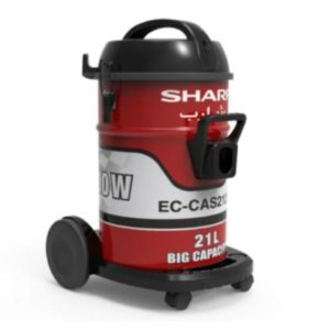 Sharp Vacuum Cleaner, 2100 Watts, 21 Liters, Red