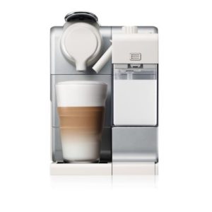 نسبرسو ماكينة صنع قهوة اللاتيه بالحليب 1300 واط 1.3 لتر لون فضي موديل رقم: F511-ME-SI-NE 