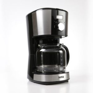سونا ماكينة صنع القهوة,900 واط,1.8 لتر, لون ستانلس ستيل 