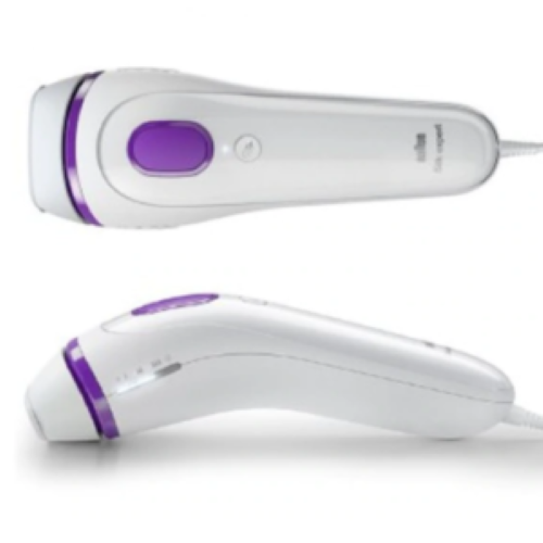 Braun IPL hair removal device for women purple