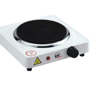 Home Electric Gas Electric Single Burner ,1500 L,White ,Model Number: HP-1010