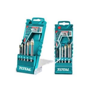 TOTAL 5PCS Glass drill bits 4-10mm TACSD7256