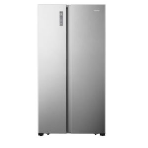 HISENSE Side By Side Refrigerator 670L A+ - Silver