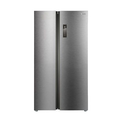 GENERAL TEC Side by Side Refrigerator 431L A+ - Stainless Steel