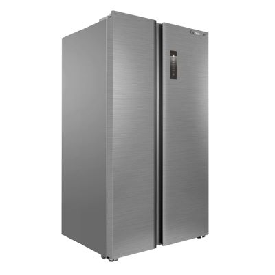 General Tech Refrigerator Door Next to Door 431 Liter +A Stainless Steel