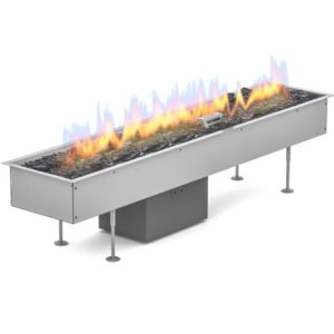 HD&E Linear Gas Fireplace 83cm