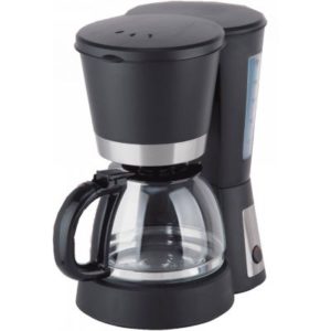 HOME ELECTRIC Coffee Maker Machine 1230W 1.2L - Black