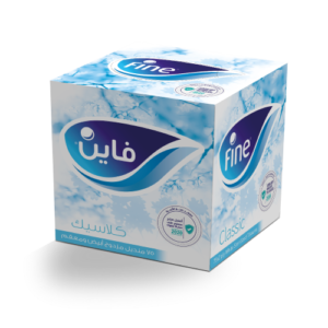 Facial Tissues - Fine Classic Cubic - 75 sheets x 2 - Colored