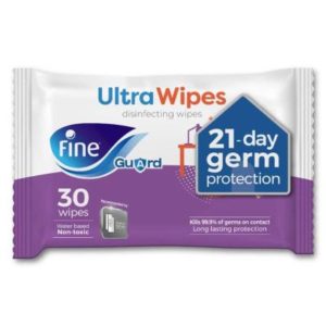 Fine Guard Ultra Wet Wipes 1 Ply 30 Sheets