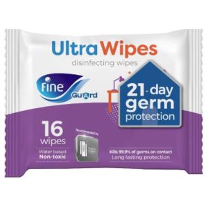 Fine Guard Ultra Wet Wipes 1 Ply 16 Sheets