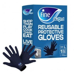 Fine Guard Reusable Hand Gloves Large Size