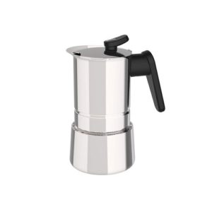 PEDRINI Coffee Maker 4 Cups - Stainless Steel