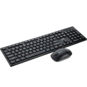 XO 2.4G Wireless Keyboard and Mouse - Black