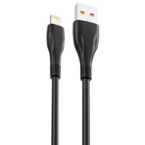 XO USB to Lightning Fast Charging Cable 1 Meter - Black