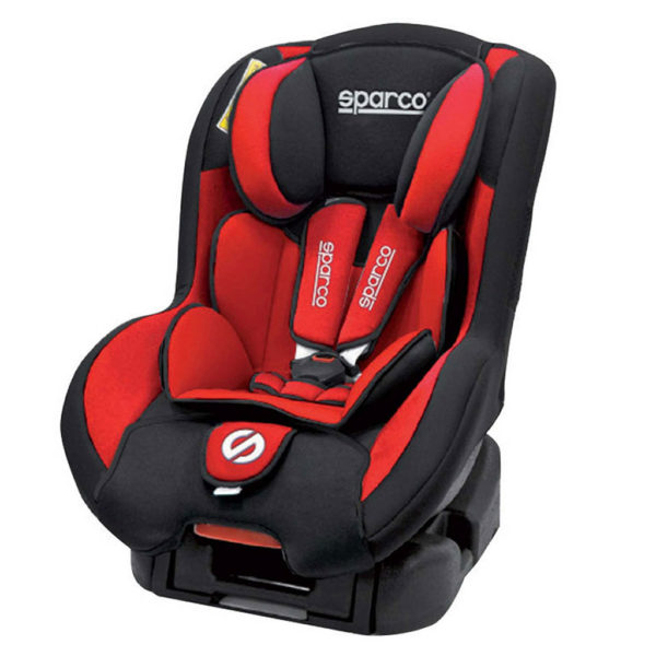 Sparco baby seat up to 4 years old – red |   Car seat |  Motor Wheels