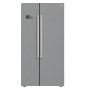 BEKO Side by Side Refrigerator 640L A+ - Stainless Steel