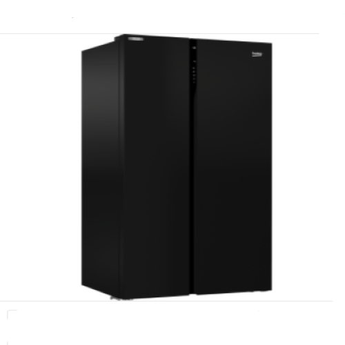 ثلاجة بيكو 640 لتر ++A - أسود