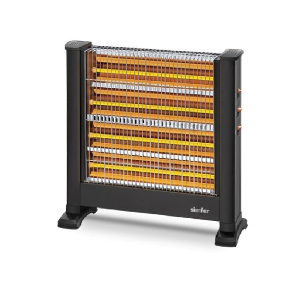 Simfer Electric Heater, 2200 Watts, 3 Temperature Control Levels, Black |   Electric Heaters |  Heat & Cool |  Heaters