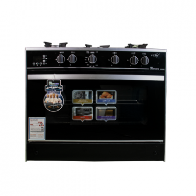UNION AIR Gas Cooker 90cm 5 Burners – Back |   Gas Ovens |  Home Appliances