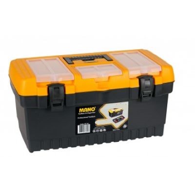 Mano Tool Box With Plastic Hinge, 16 Inch |   Hand and electrical tools |  Power Tools & Garden