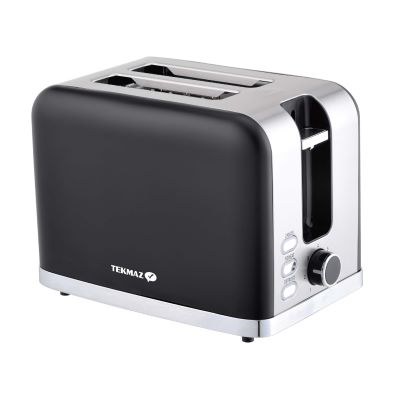 TEKMAZ Toaster 900W – Black |   Kitchen Appliances |  Toasters & Grills