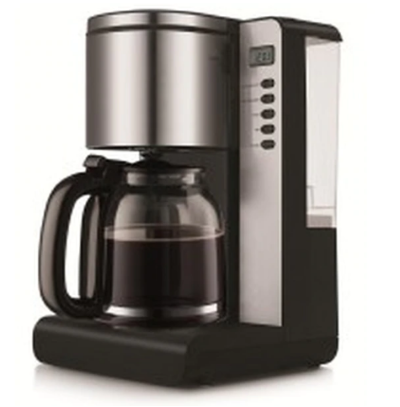 دايو ماكينة صنع القهوة 1000 واط 1.50 لتر لون ستانلس ستيل موديل رقم: DE-1101TB