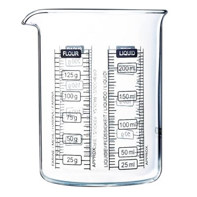 Pyrex Kitchen Lab Measure and Mix Beaker 0.25L