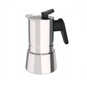 PEDRINI Coffee Maker 2 Cups - Stainless Steel
