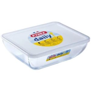 PYREX Daily Rectangular Roaster with lid 22 cm