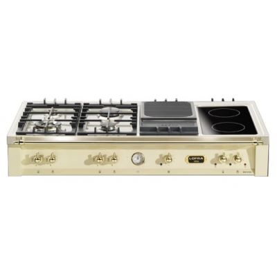 LOFRA Built-in Gas Hob 120cm 6 Burners and Grill – White |   Gas Ovens |  Home Appliances