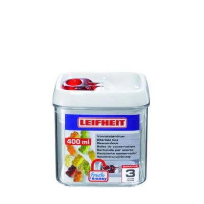 Leifheit Fresh & Easy Storage container Square 0.4 liter |   Food preserver |  Kitchenware