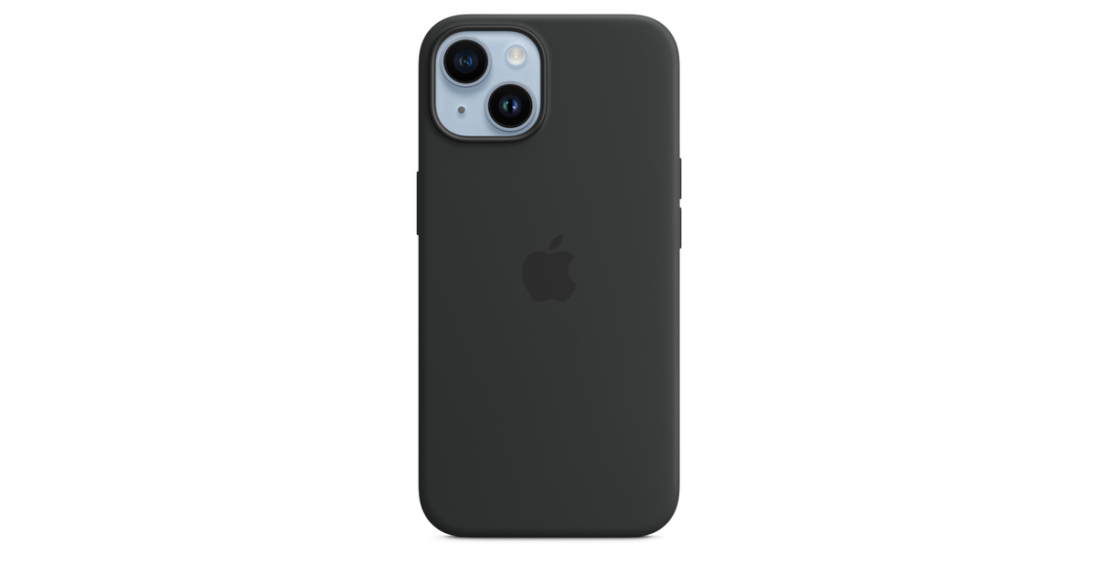 APPLE iPhone 14 Silicone Case with MagSafe - Black