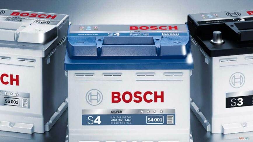 Bosch car battery 100 mAh