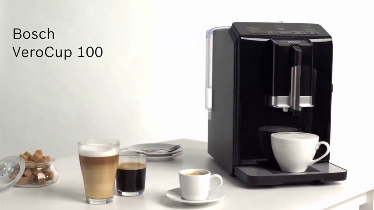 Bosch Fully Automatic Coffee Maker 1300W 1.4L - Black