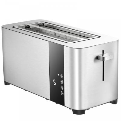 SONA Toaster 1400 Watt, Two Slices, Touch Control – Inox |   Kitchen Appliances |  Toasters & Grills