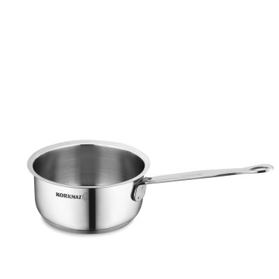 Korkmaz Small Sauce Pan 12 * 6.5 cm – Stainless Steel |   Cooking sets and pots |  Cooking Tools |  Kitchenware