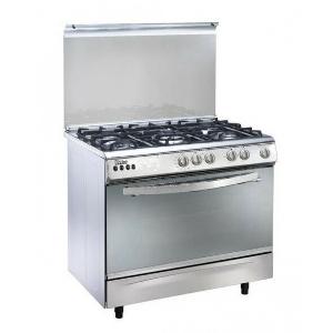 Unionaire gas oven 90 cm, 5 burners, full option – stainless steel |   Home Appliances |  Gas Ovens