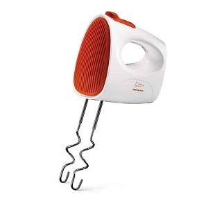 Ariete Hand Mixer 250W 5 Speeds With Dough Hook – White and Red |   Blenders & Mixers |  Kitchen Appliances