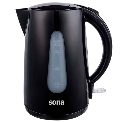 Sona kettle 1.7L 2200W – Black |   Kettles |  Kitchen Appliances