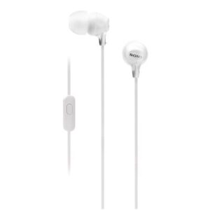 Sony In-Ear Headphones with Microphone White Leaders Center