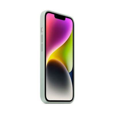 كفر ايفون ابل 14 مع ماج سيف سيليكون – ازرق فاتح product thumbnail 2
